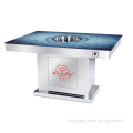 hot pot table marble table with induction cooker,restaurant hot pot table